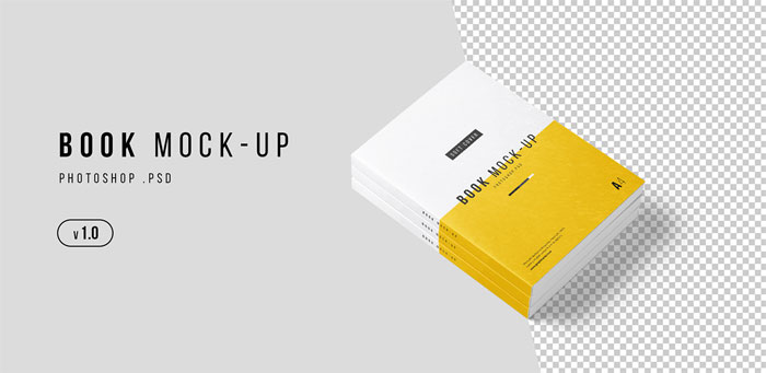 e7c6bd45155155.582865b71f63 Book mockup examples: Free to download book cover mockup designs