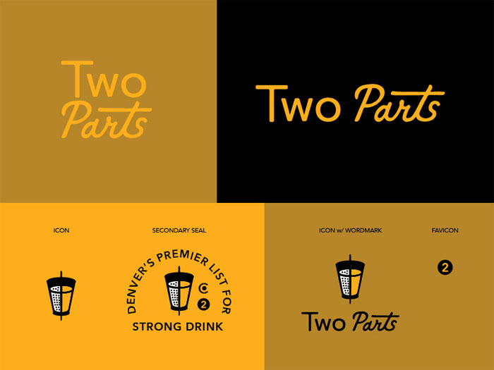 two_parts_optionb Retro logo design: Vintage branding best practices and inspiration