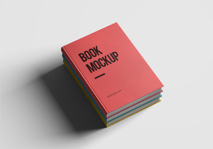 xer Book mockup examples: Free to download book cover mockup designs
