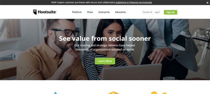 hootsuite Creating B2B Websites: Tips and showcase of B2B website design