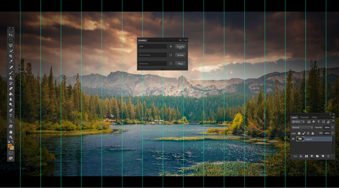 Griddify: A Tiny Photoshop Panel to Make Guides and Grids
