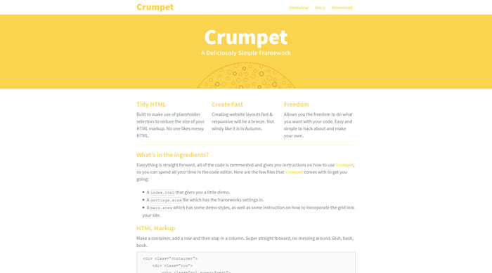 Crumpet: A Deliciously Simple Framework
