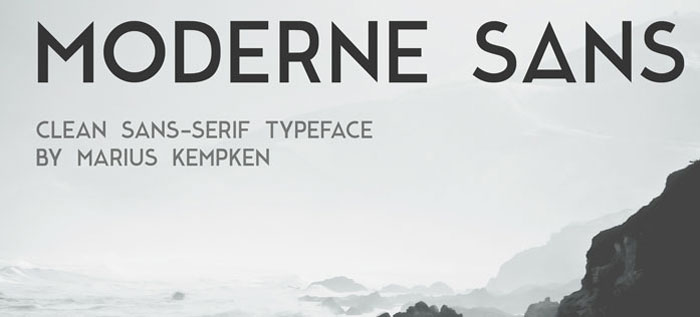 Moderne Sans Free font