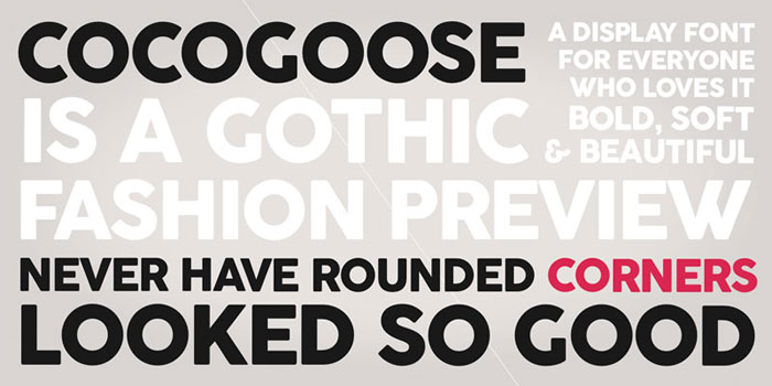 Cocogoose Free font
