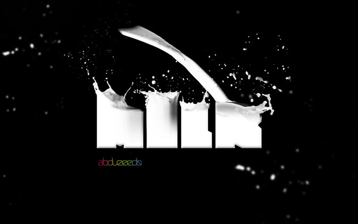 Awesome Milk Typography Effect in Photoshop