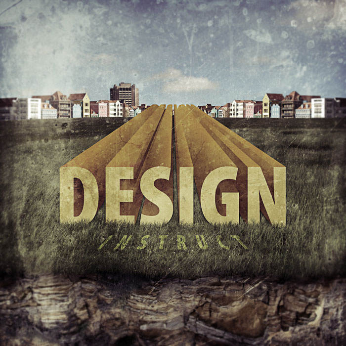 Create Stunning 3D Text in a Grungy Landscape