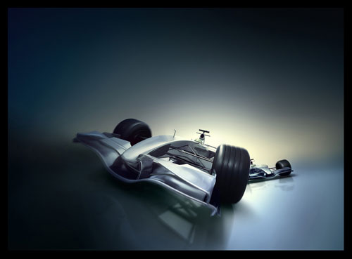 F1 Car Ad 3D model