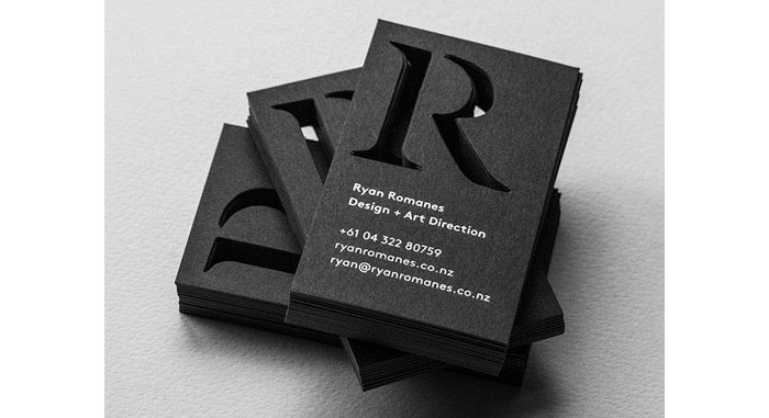 Ryan Romanes Business card design