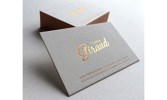 Studio Giraud Business card design
