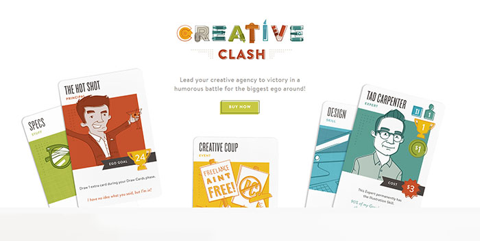Creative Clash site design