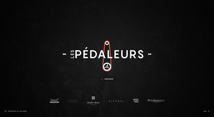 Les Pédaleurs site design