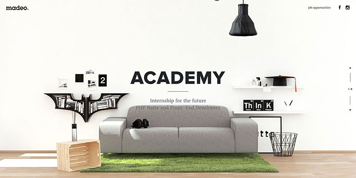 madeo_academy_en Cool Website Designs: 78 Great Website Design Examples