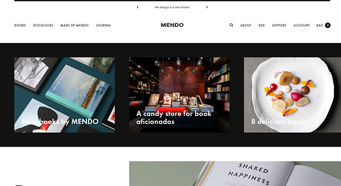 MENDO site design