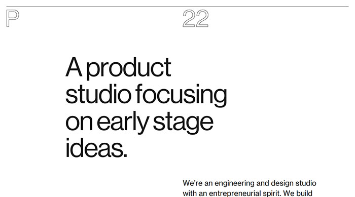p22_studio Cool Website Designs: 78 Great Website Design Examples