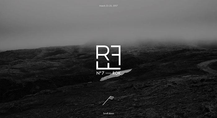 RFF -- Reykjavik Fashion Festival site design