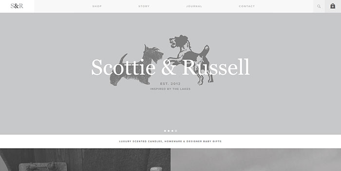 Scottie & Russell site design