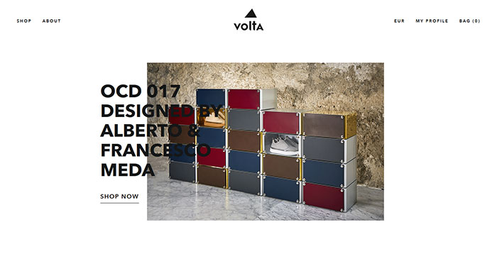 Volta Footwear site design