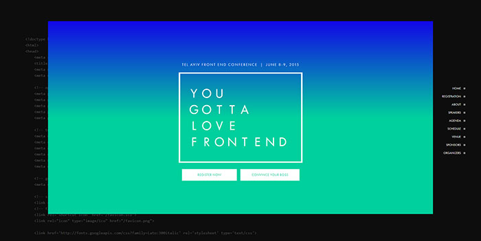 You Gotta Love Frontend site design