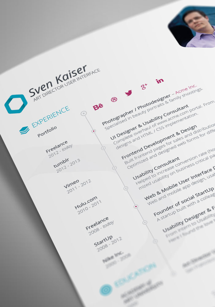 resume templates that you can download for free