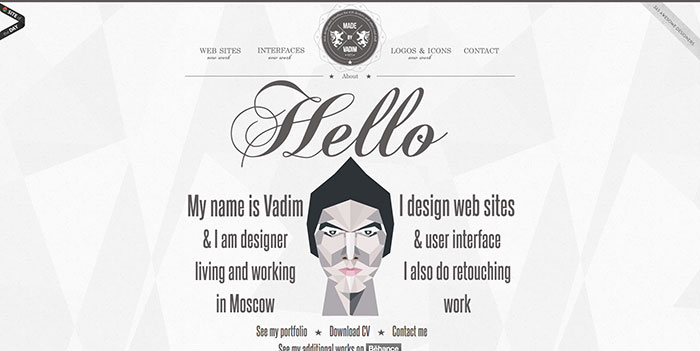 madebyvadim_com Portfolio Website Examples And Tips To Create Them