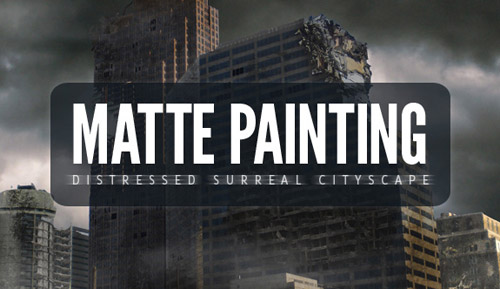 Matte Painting: Create A Distressed Surreal Cityscape Photoshop tutorial