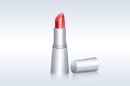 Lipstick Illustration Photoshop tutorial