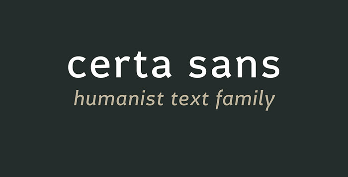 Certa-Sans Best free fonts for logos: 72 modern and creative logo fonts