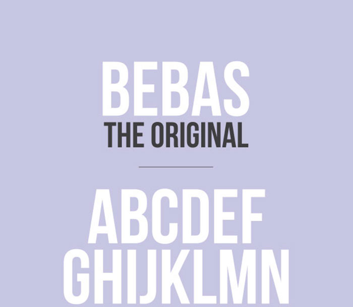 bebas-neue Best free fonts for logos: 72 modern and creative logo fonts