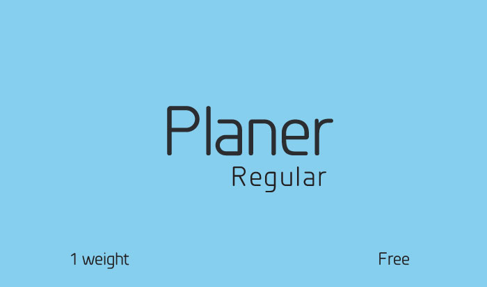 planer-regular Best free fonts for logos: 72 modern and creative logo fonts