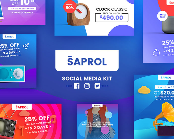 Saprol Social Media Kit