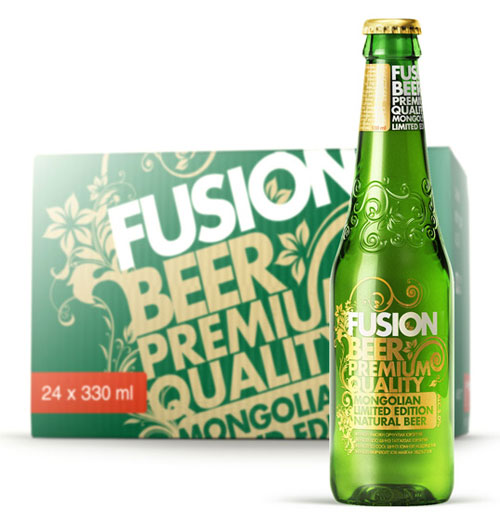 Fusion Beer package design