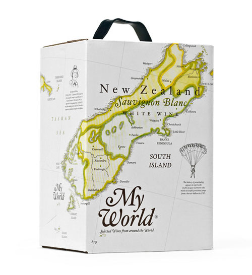 My World Wine package design