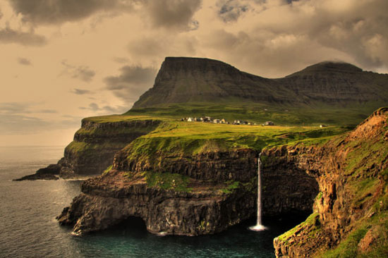 Gásadalur Village in the Faroe Islands Amazing Photography