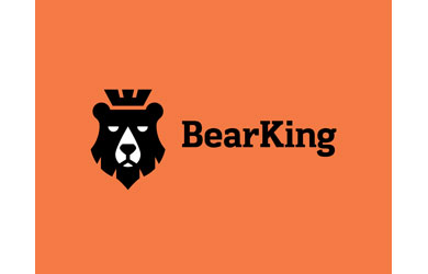 Bear-King Cool Logos: Design, Ideas, Inspiration, and Examples