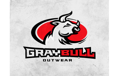 Gray-Bull Cool Logos: Design, Ideas, Inspiration, and Examples