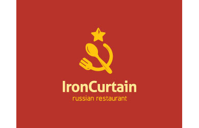 Iron-Curtain Cool Logos: Design, Ideas, Inspiration, and Examples