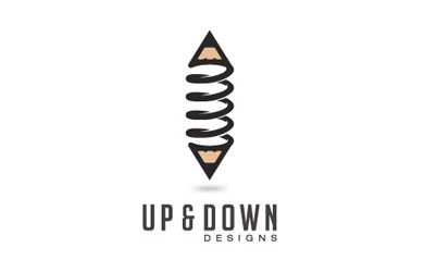 Up-and-Down-Design Cool Logos: Design, Ideas, Inspiration, and Examples