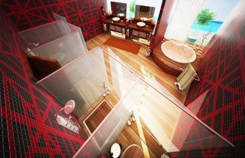 Ý tưởng thiết kế phòng tắm tuyệt vời để theo thiết kế nội thất 14