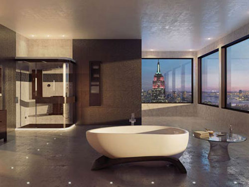 Ý tưởng thiết kế phòng tắm tuyệt vời theo thiết kế nội thất 76