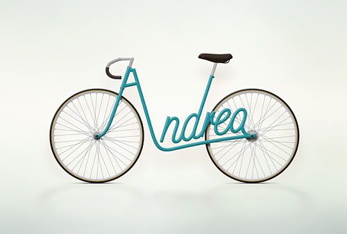 Write a Bike Typography Example