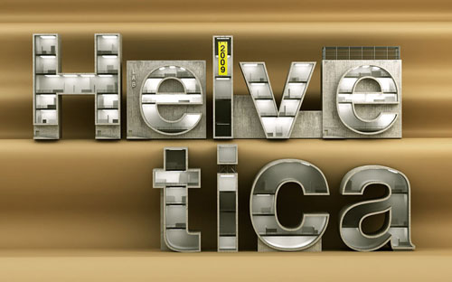Helvetica Typography Example