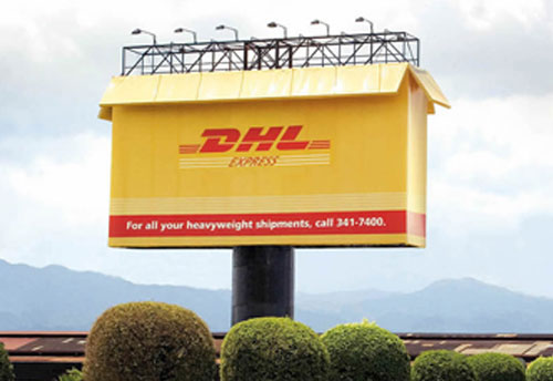 DHL Express Billboard Advertisement