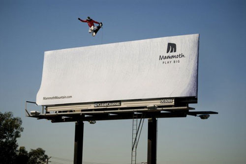 Mammoth Mountain Billboard Advertisement