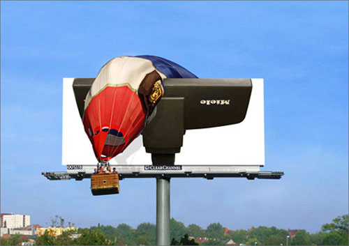 Vacuum Cleaner Billboard Advertisement