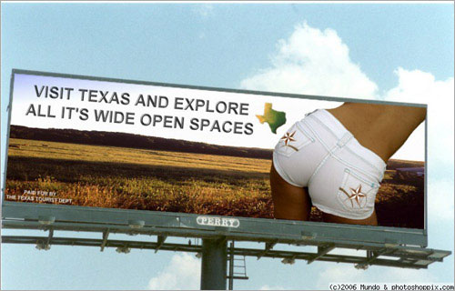 Visit Texas Billboard Advertisement