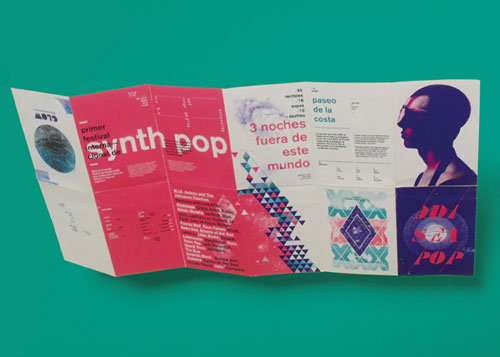 Festival-Brochure Brochure Design Inspiration (64 Modern Brochure Examples)