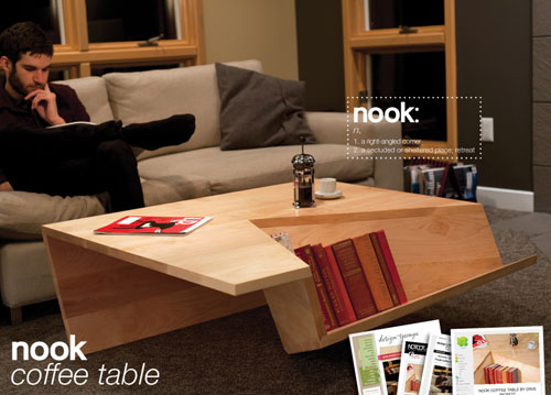 Nook Coffee table - Cool Examples Of Innovative Furniture Design