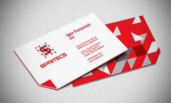 Spritecs Corporate Identity Business Card