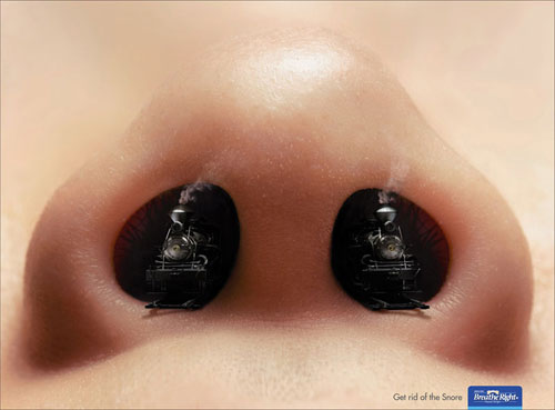 Breathe-Right---Get-rid-of-the-Snore Advertisement Ideas: 500 Creative And Cool Advertisements