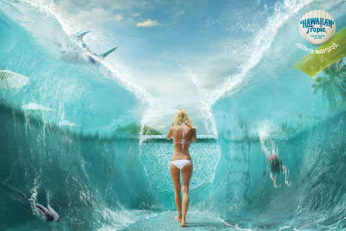 Hawaiian-Tropic---Extreme-waterproof-2 Advertisement Ideas: 500 Creative And Cool Advertisements
